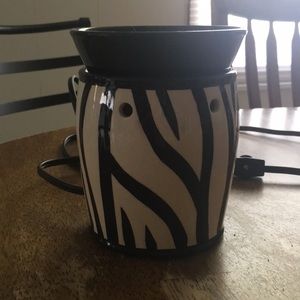 Zebra Print Scentsy Light/Candle